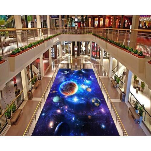 BEIBEHANG Custom wallpaper mural 3D stereo living room bedroom bathroom PVC self-adhesive waterproof 3d flooring wallpaper