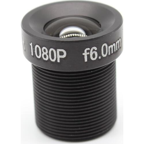 2x HD 1080p 6mm 58 Degrees Angle CCTV IR Board Lens 1/2.7" 1.0MP MTV Fixed for Security IP camera