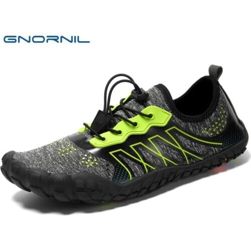 GNORNIL Adult Unisex Flat Walking Lover Yoga Shoe Water Shoes Outdoor Swimming Soft Cushion Beach Diving Shoes Plus Size 35-47