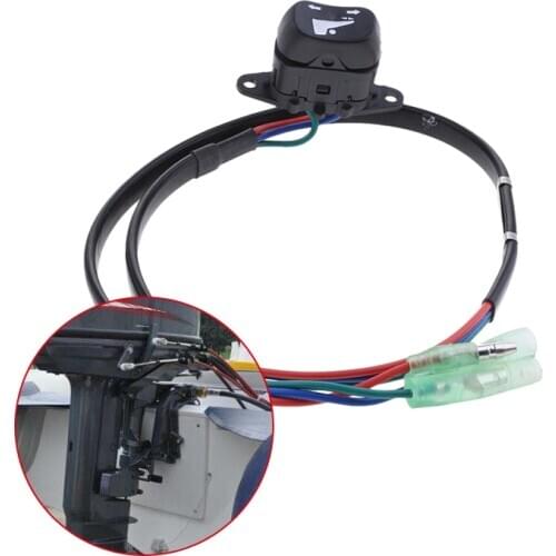 Trim Tilt Switch Posh Button Assembly for Suzuki Replaces 37850-93J10 Metal + Plastic for Boat Motors Outboard Motor 2020 New