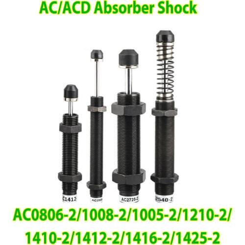 AC1210-1 Pneumatic Cylinder Shock Absorber AC 1210-1 High speed AC series OD thread size 12mm stroke 10mm Specifications M12*1.0