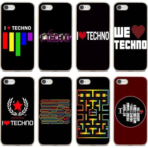 For Huawei Nova 2 2i 3 3i Y3 Y5 Y6 Y7 Y9 Prime 2015 2016 2017 2018 2019 I Love Techno technology Music Silicone Skin Cover