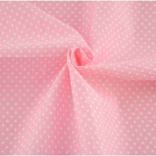 Sewing Clothes Hotel Bed Sheet Fat Quarter Printed Cuted Dots Style 100% Cotton Fabrics Tila Craft Lovely Color Dolls Patchwork