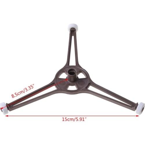 Microwave Oven Triangle Shaped Tray For Microwave Parts 24.5cm Flat Glass Plate