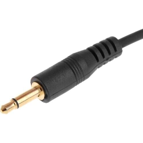 3.5mm Plug to Male Flash PC Sync Cord Cable Light Trigger for studio Photography