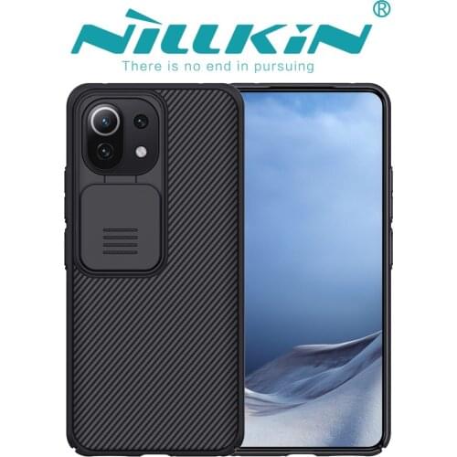 Nillkin Black Mirror Series Phone CaseCamera Protection Shockproof Phone Case For Black Mi 11 Mirror Series Back Cover Hard PC