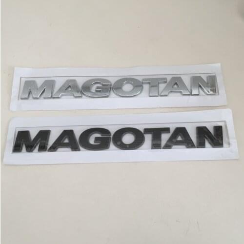 1pcs ABS MAGOTAN car Letter Rear trunk Decals Emblem badge sticker Decal Car styling