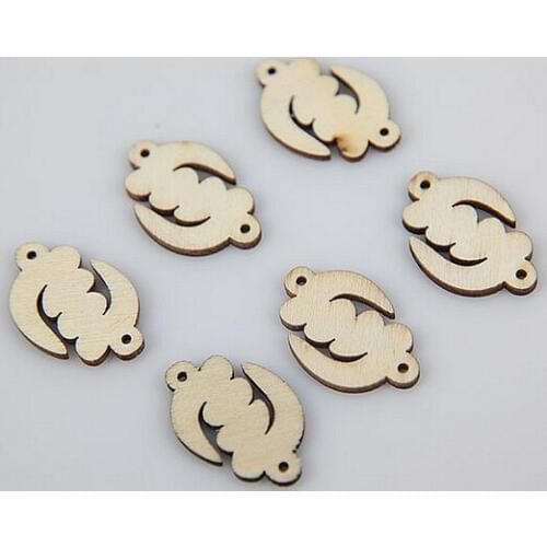 2014 Hot Sale 28*18mm Adinkra Symbols of West Africa Wooden Gye Nyame Beads Accessories for Women Jewelry 50pcs/lot