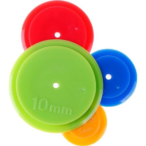 4pcs/lot Patchwork Equidistant Ruler Seam Parallel Wheel Cloth Sewing Scribing Tool