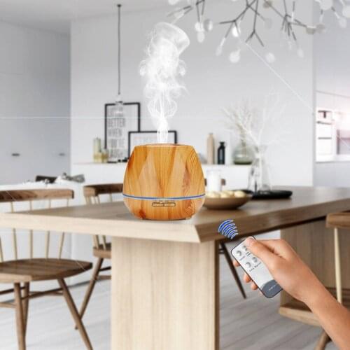 550ml Aroma Essential Oil Diffuser Air Humidifier 7Color LED Remote Control