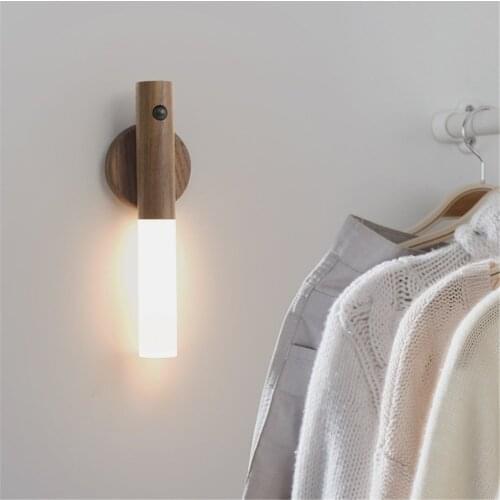 Wireless LED Door Lock Light Auto Sensor Motion Detector Lamp Kitchen Stairway Intelligent Small Night Light LED Light