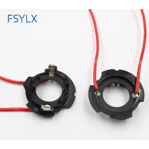FSYLX 20X h7 led headlamp holder socket for GOLF 5 Old Jetta h7 led headlight bulb clip retainer adapter holder for VW GOLF 5
