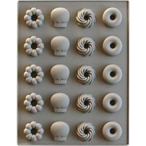 Cake Mold DIY Silicone Nonstick Baking Mold Donut Mold Fruit Mold Fondant Cake Decorating Tool for Baking