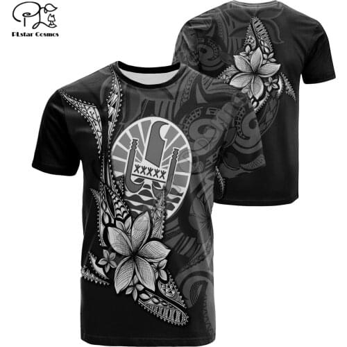 PLstar Cosmos French Polynesia New Fashion 3d Print Men/Women Tahiti T-Shirts Designed Summer Short Sleeve Tee Brand Clothing T5