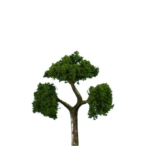 2018 Hot 200pcs/lot 3.5-9.5cm Miniature Plastic Green Model Trees For N Z Scale Layout Garden Pack