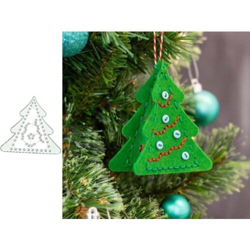 Christmas Tree Metal Cutting Dies for Scrapbooking Handmade Mold Cut Stencil New 2021 DIY Card Make Mould Model Craft Decoration