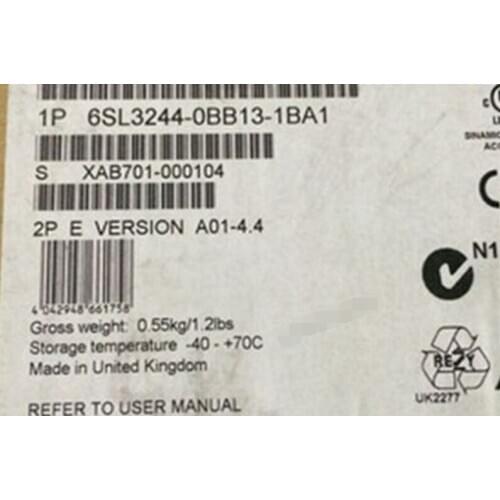 New Siemens 6SL3244-0BB13-1BA1 6SL32440BB131BA1 free shipping