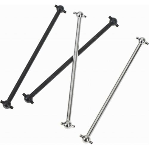 2pcs HSP 08059 (08029) Silver Black Steel Front/Rear Dogbone drive shaft 89.5mm For 1/10 RC Model Car 94111 94108 94188