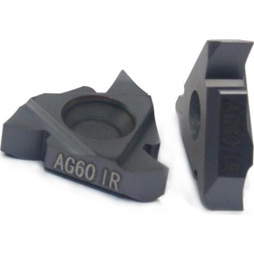 16IR AG 60 20PCS Carbide Threading Inserts 16IR AG 60 LDA Lathe Cutter For Thread Turning Threaded Lathe Holder