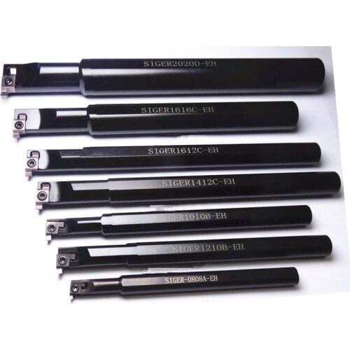 Inner diameter grooving cut off lathe external parting tool SIGEL0808A-EH / SIGEL1010B-EH / SIGEL1210B-EH / SIGEL1412C-EH