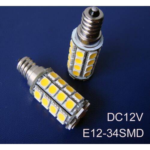 High quality 5050 DC12V E12 led lamps,E12 led lights led E12 bulbs 12v free shipping 10pcs/lot