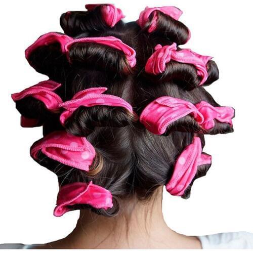 2/4/6PCS/Set Magic Sponge Pillow Soft Roller Hair Best Flexible Foam And Sponge Hair Curlers DIY Styling Hair Rollers Tool