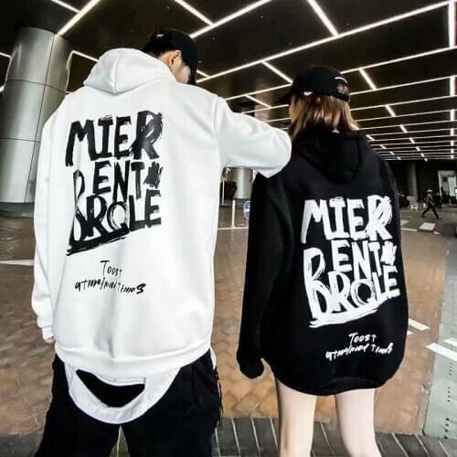 2020 Autumn Winter New Hoodie Men Casual Fleece Mens Hoodie Loose Oversize Hip Hop Streetwear Hooded Sweatshirt Plus Size M-5XL