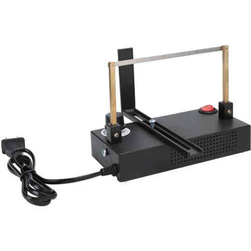 Die-Cut Machine Mini Hot Cutting Machine Manual Electric Heating Cutter for Ribbon Lace Braided Belts 220V CN Plug Die-Cut