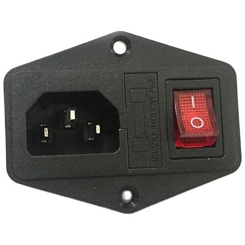 50*30.8mm AC01 accessory makerbot ultimaker 3 in 1 fuse power supply socket high quality three in one socket 10A/250V