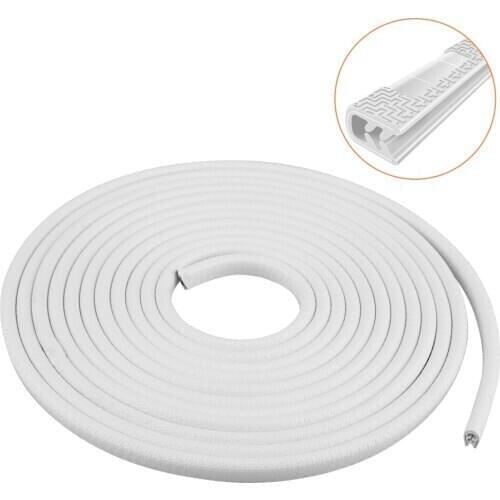 5M U Type Car Door Protector Adhesive Rubber Car Seal Strip Bumper Weatherstrip Sound Noise Insulation Car Door Protection