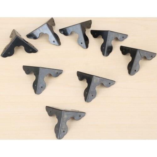 8pcs 33*33*33mm Luggage Case Box Corners Brackets For Furniture Decorative Corner Protector