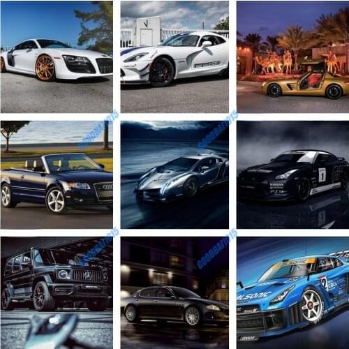 Diy Diamond Painting Luxury Car Diamond Embroidery Full Mosaic Cross Stitch Kits 5d Bedroom Home Decor Wall Art