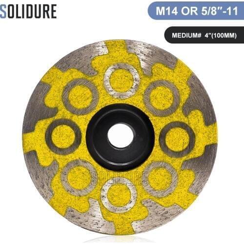 1pc/lot diamond 4 inch resin filled cup wheels turbo cup grinding abrasive tools for grinding stone,concrete and tiles