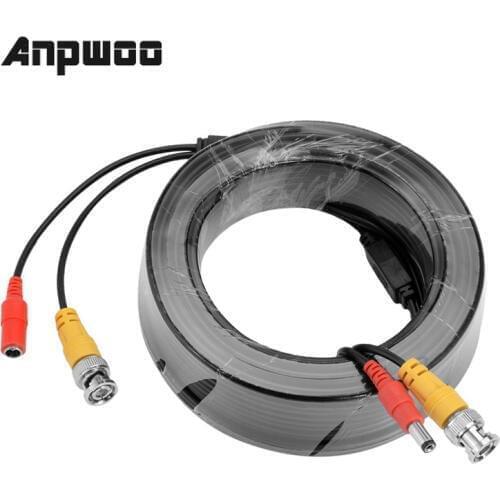 BNC CCTV accessory BNC Video Power Cable 5M 10M 15M 20M 30M 40M 50M for Analog AHD CCTV Surveillance Camera security system