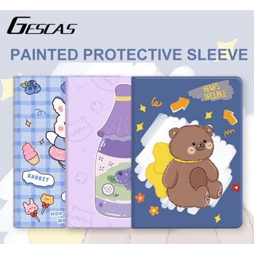 GESCAS Ipad Case For Ipad Air 4 Case 2020 Ipad Pouch Case For Ipad Pro 11/12.9 Case 2018/2020 Tablet Accessories Ipad Case