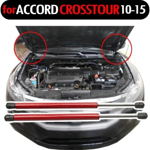 For HONDA Accord Crosstour 2010-2015 Hatchback 2pcs front hood bonnet Gas Struts Spring Lift Supports Absorber Damper Shock