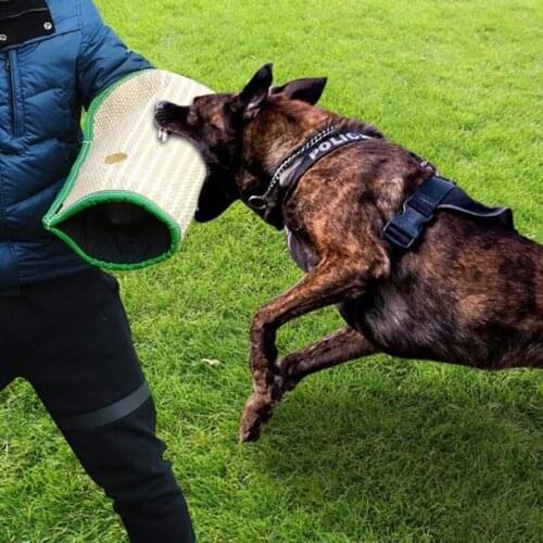 Dog Bite Sleeves Tug Protection Arm Sleeve German Shepherd Training Jute Tug Toy