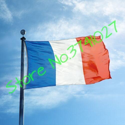 France flag 90*150CM polyester flag with metal grommet custom flying banner