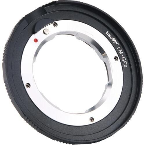 Haoge Manual Lens Mount Adapter for Leica M LM mount Lens to Fujifilm Fuji GFX G mount Camera such as GFX 50s