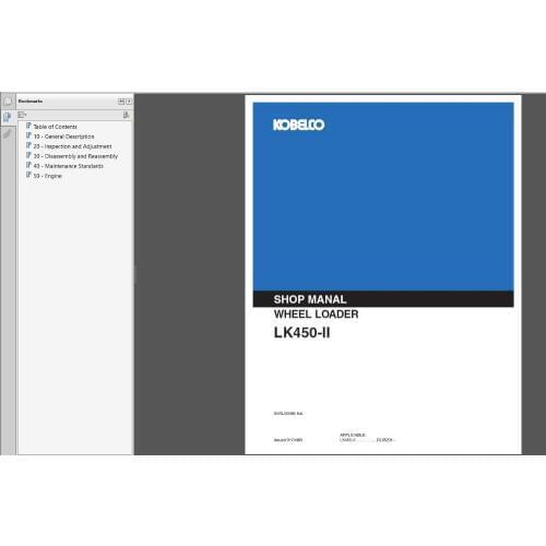 Kobelco Construction Machinery New Models Service Manuals 2020 PDF DVD 27.62GB