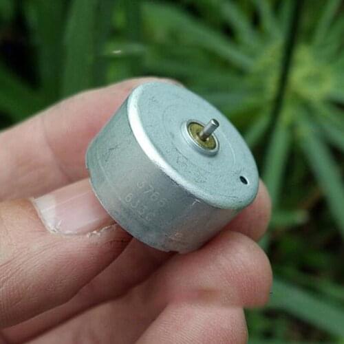 Nidec Solar Experimental Motor Micro Current Mini 24.2mm 300 Motor Precious Metal Brushes DC6V-9V 13MA 4300-6500rpm