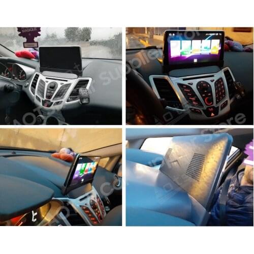 Android Video Multimedia Car Cassette Radio Tape Recorder Stereo Player For Ford Fiesta 2009 2010 2011 - 2016 GPS Navi Head Unit