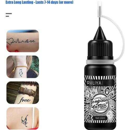 Temporary Tattoos Kit Juice Waterproof Women Men Durable Tattoo Simulation Tattoo Cream DIY Tattoos Fake Freckles