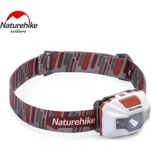 Naturehike 0.1kg Headlamp USB Charing Headlight Ultra Bright Waterproof Head Light Strong Electric Outdoor Fishing Camping