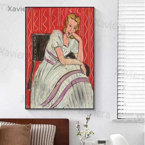 Nordic Abstract Wall Art Poster Henri Matisse Famous Master Canvas Painting Home Decoration Art Exhibition Studio Modular Mural