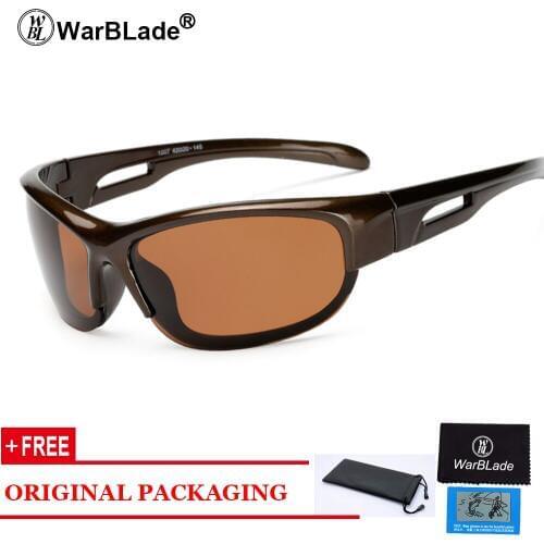 2018 New Brand Fashion Polarized Sunglasses Men Travel Sun Glasses For Driving Golfing Eyewear Gafas De Sol KP1007 WarBLade
