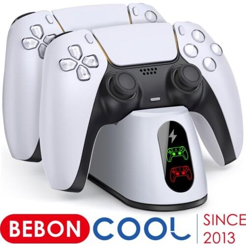 New Fast Charger For PS5 Controller Type-C Dual Charging Dock Station For PS5 Accessories Charger For Sony Playstation 5 Gamepad