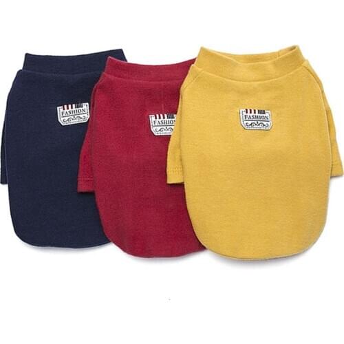 Spring Autumn Pets Dogs Clothing Soft Cotton Puppy Dog Costume High Quality Dog Shirt Chihuahua Pet Clothes For Dogs Ropa Perro