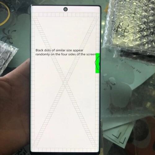 6.8''Original AMOLED Note 10 plus lcd For Samsung Note10+ Note10plus lcd N975N N975F display touch screen with defect
