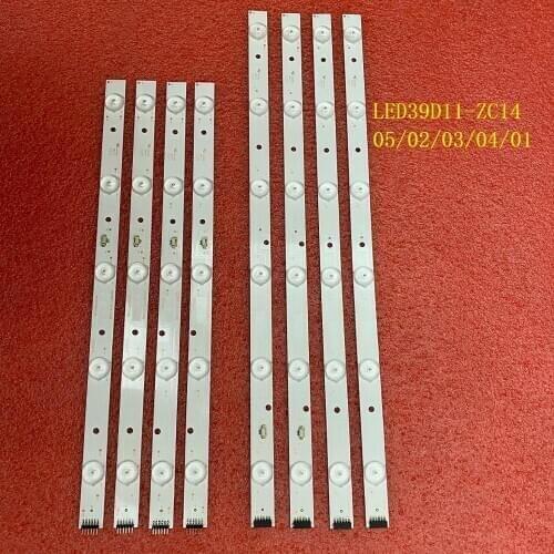 5set=40pcs LED Backlight strip for LE39PUV3 39DU3000 LED39D11-ZC14-05 LED39D11-ZC14-02 LED39D11-ZC14-03 LED39D11-ZC14-04 ZC14-01